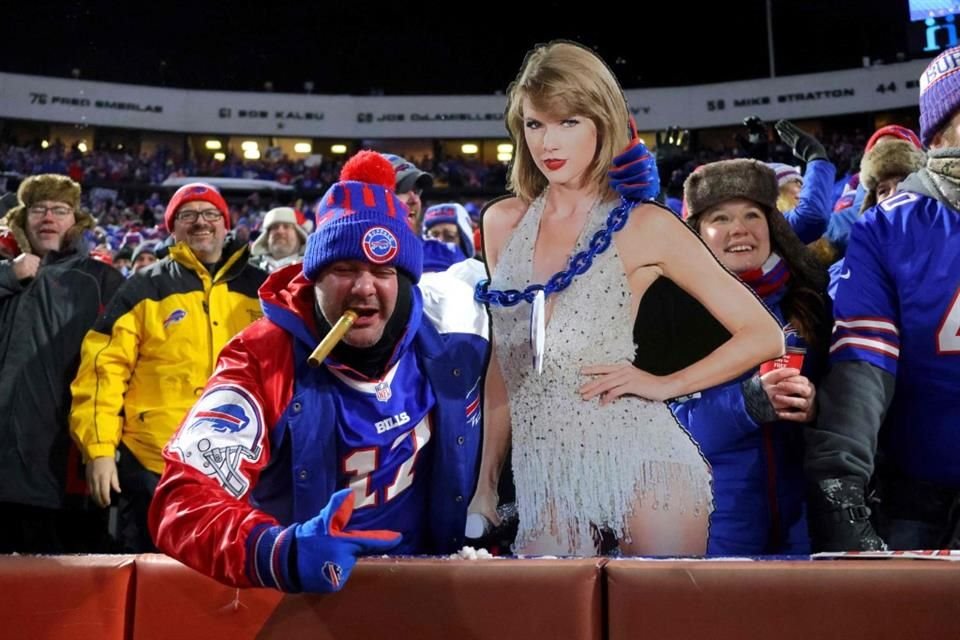 Abuchean a Taylor Swift en el partido.