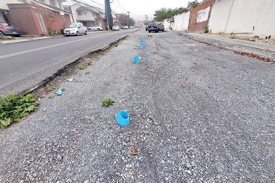 Los trabajos inconclusos se extienden desde la Avenida Juan de Ayolas, en Cumbres, hasta la calle Vía Andrómeda, en Condocasa Cumbres.