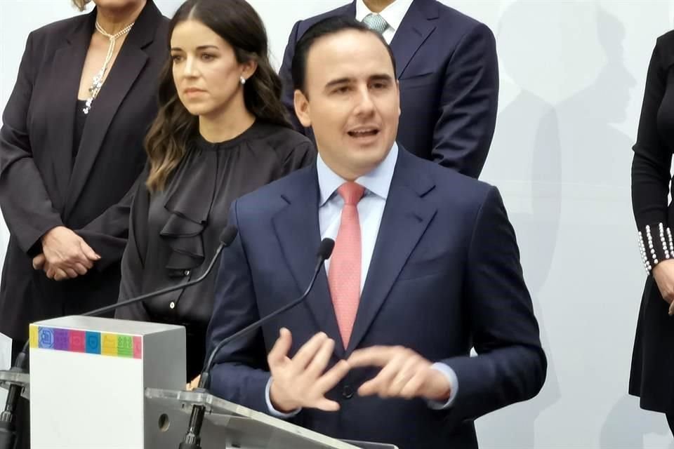 Manolo Jiménez Salinas, Gobernador de Coahuila, durante un evento en diciembre.