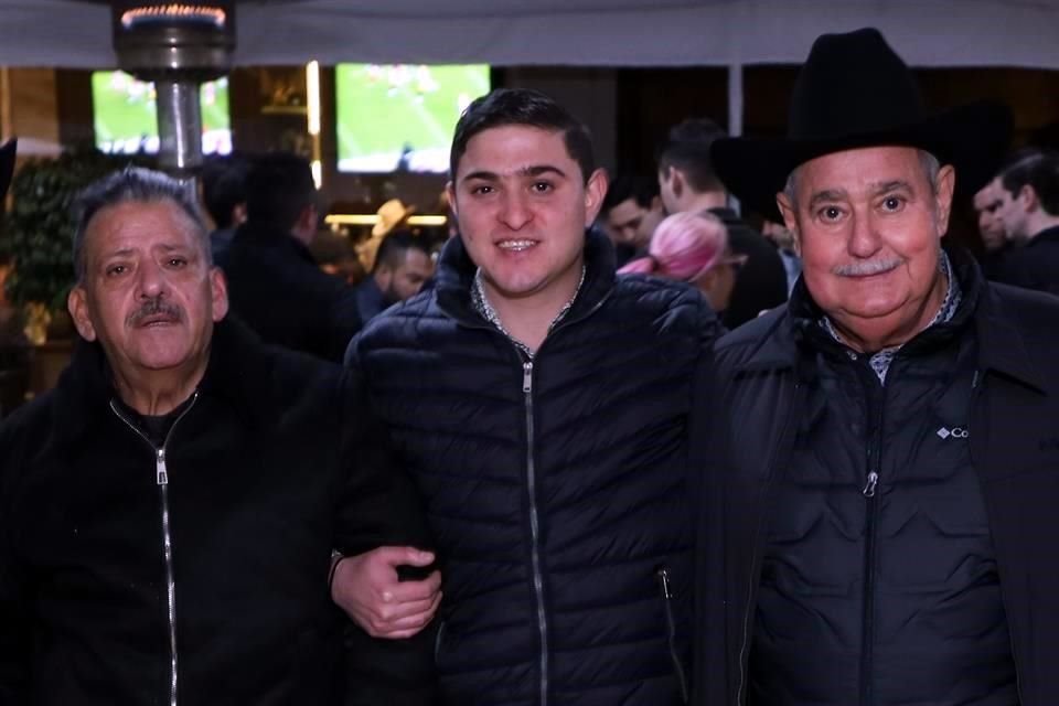 Carlos Valdez Cortina, Andrés Jesús Guajardo Villareral y Andrés Guajardo Garza