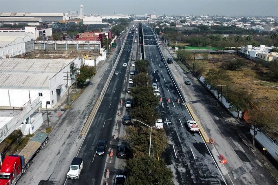 El Alcalde de Monterrey informó que la obra beneficiará a 110 mil conductores al día.