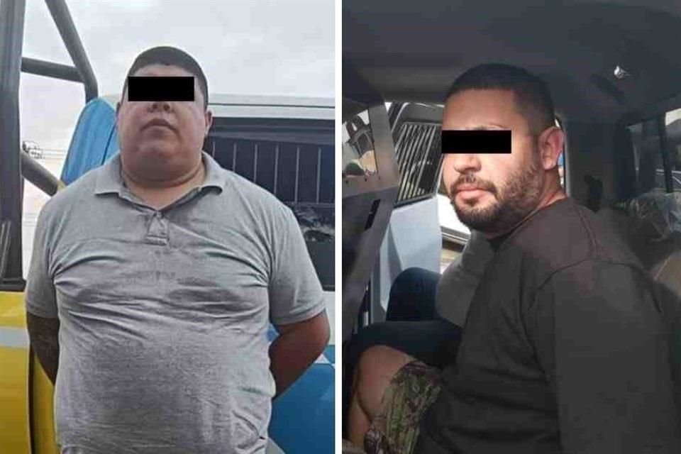 Julio César N., de 30 años, y Ángel Daniel H., de 32.