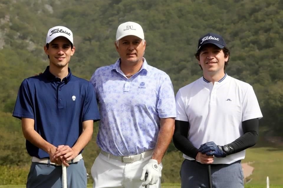 Emilio Amescua, Sergio Béjar y Gonzalo Salcedo