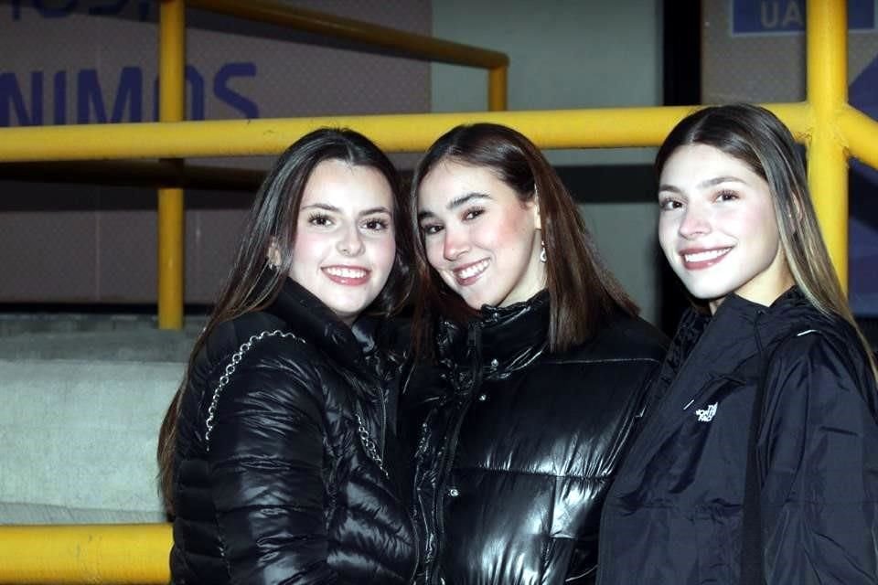 Jimena Rodriguez, Emilia Gomez y Melisa Casas