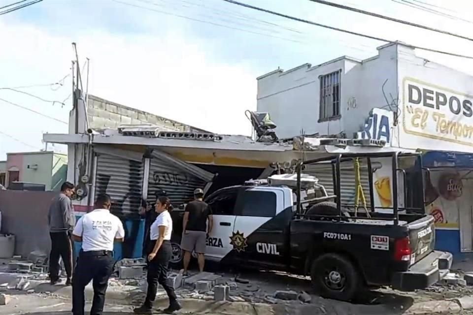 El accidente fue reportado a las 15:00 horas en la Avenida San Isidro y Santa Margarita, en la Colonia Santa Mónica.