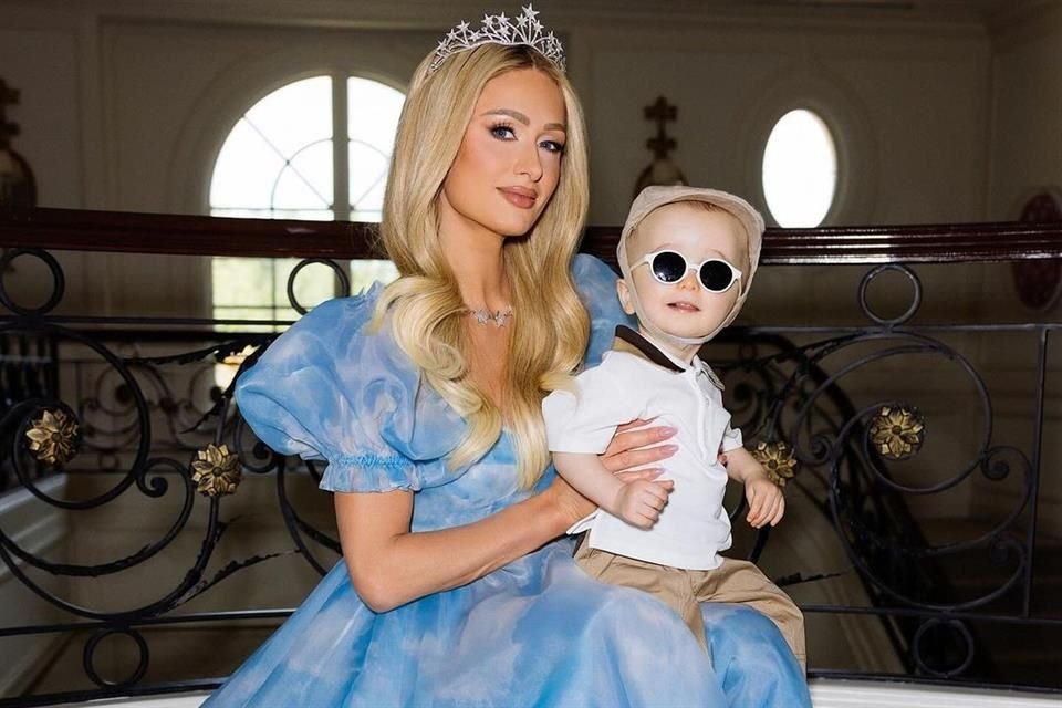 Paris Hilton y su esposo, Carter Reum, recibieron a Phoenix en enero del 2023.