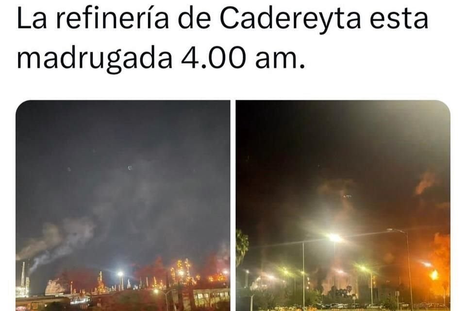 Alfonso Martínez, Secretario de Medio Ambiente, denunció que la Refinería volvió a emitir fuertes emisiones contaminantes durante la madrugada.