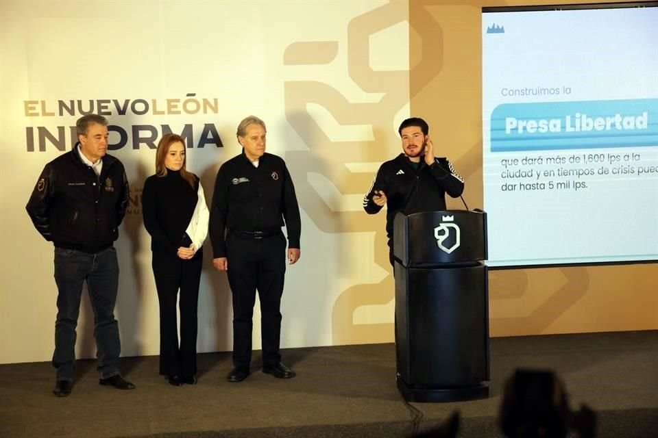 El Mandatario presentó este miércoles una compilación de los proyectos hídricos anunciados anteriormente, asegurando que el abasto de agua es una de las preocupaciones planteadas por la FIFA de cara al Mundial 2026.