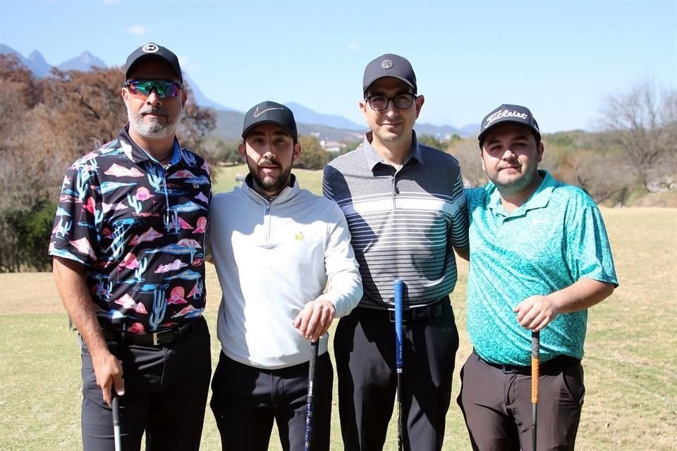 Enrique Llaguno Elizondo, Gonzalo Gallegos García, Mauricio Méndez Vargas y Diego Acero Villarreal