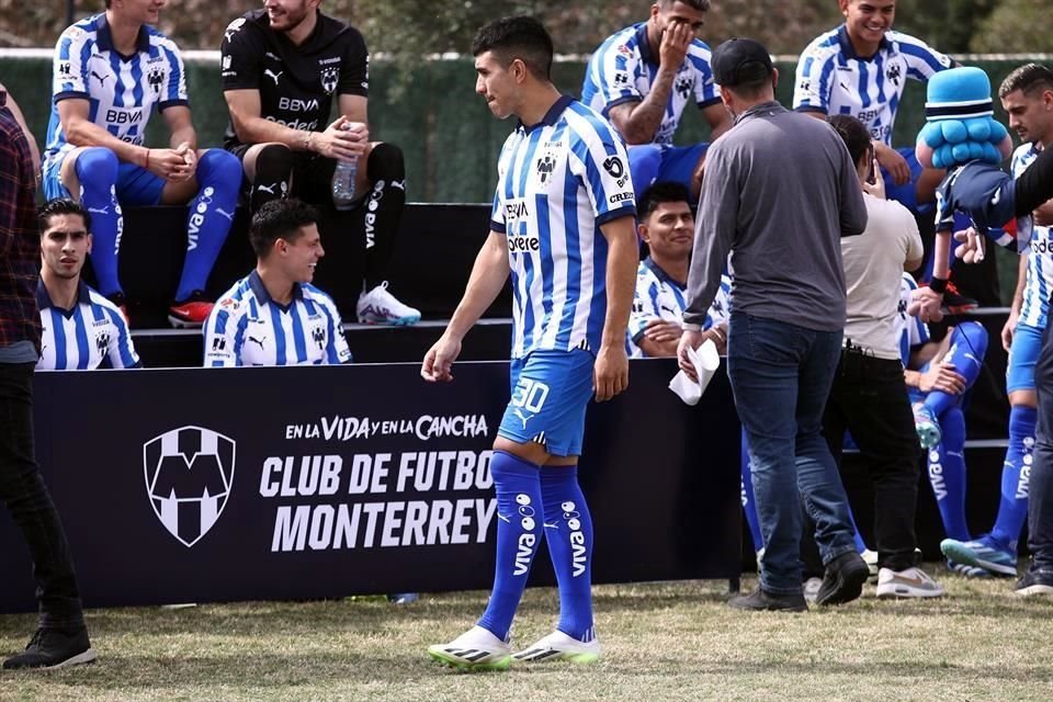 Jorge Rodríguez se siente arropado por sus compañeros en Rayados.