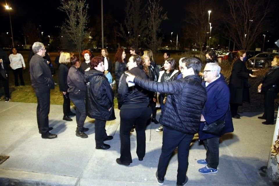 Los manifestantes se reunieron en el Parque El Capitán, en San Pedro.