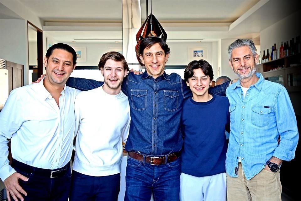 Adrián García Iza, Federico García Elizondo, EL FESTEJADO, Mateo García Villarreal y Federico García Iza