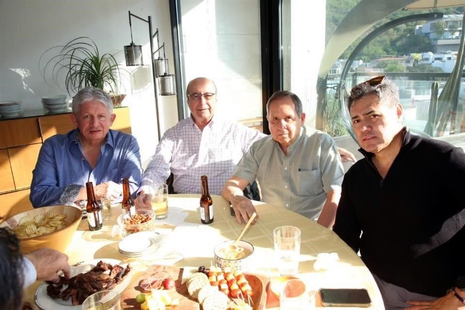 René Cantú, Luis Mogas, Salvador Alba y Juan Manuel Arriaga