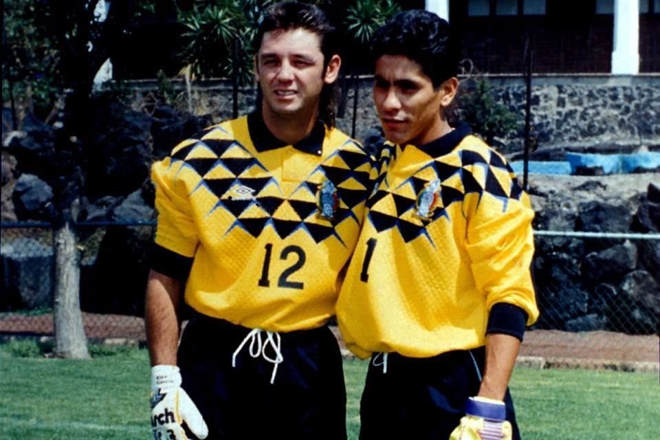 Alejandro García y Jorge Campos eran los porteros de México en la Copa América de 1993.
