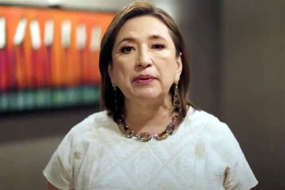 Xóchitl Gálvez difundió un video en redes sociales en el que le exigió al Presidente limpiar el nombre del País.