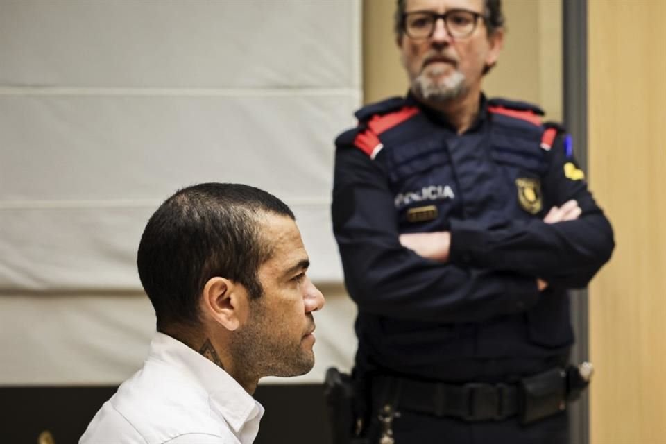 El juicio contra Dani Alves inició este 5 de febrero en Barcelona.