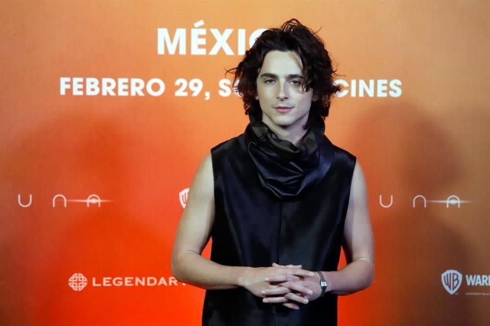 Timothée Chalamet recientemente estrenó en cines 'Wonka'.