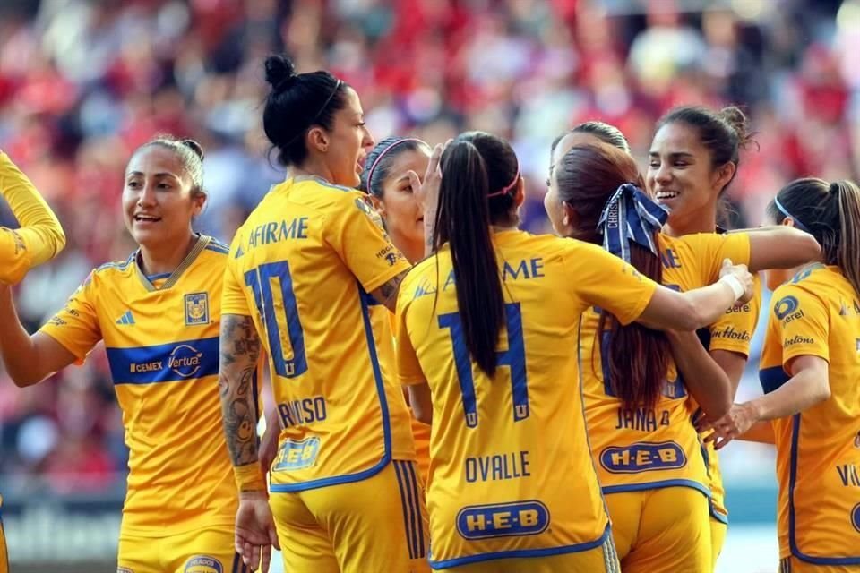 Tigres Femenil llegó a 7 victorias en el Clausura 2024.