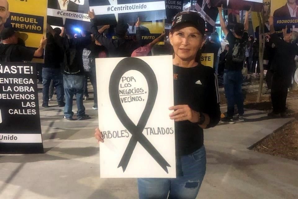 Los manifestantes tomaron calles del Centrito Valle.
