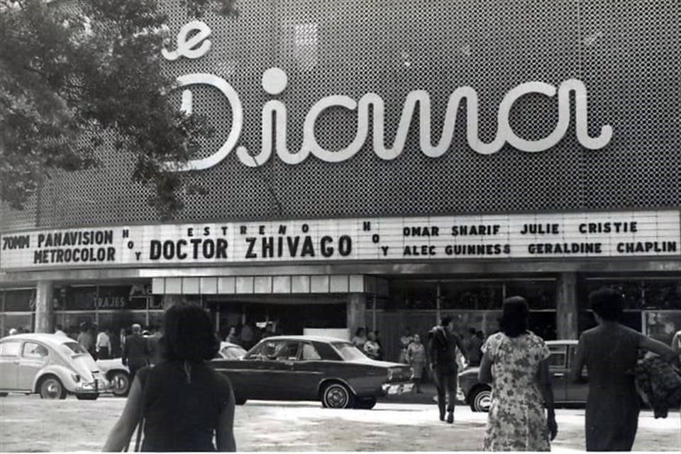 El viejo Cine Diana en una imagen de mediados de los 60.