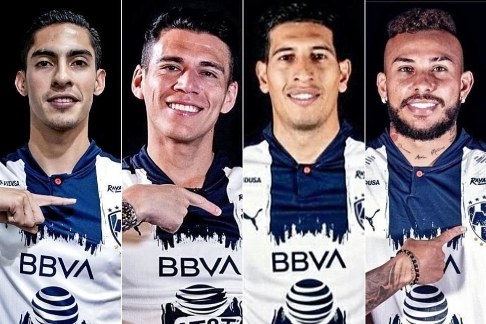 Érick Aguirre, Héctor Moreno, Esteban Andrada y Duván Vergara son las bombas de Rayados para el Apertura 2021.