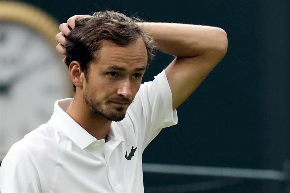 Daniil Medvedev fue eliminado en Octavos de Final en Wimbledon.