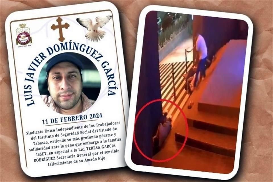 Domínguez García, hijo de una líder sindical de Tabasco, fue uno de los tres que recibió balazos al interior del 'Bar Hope 52' la madrugada del 11 de febrero