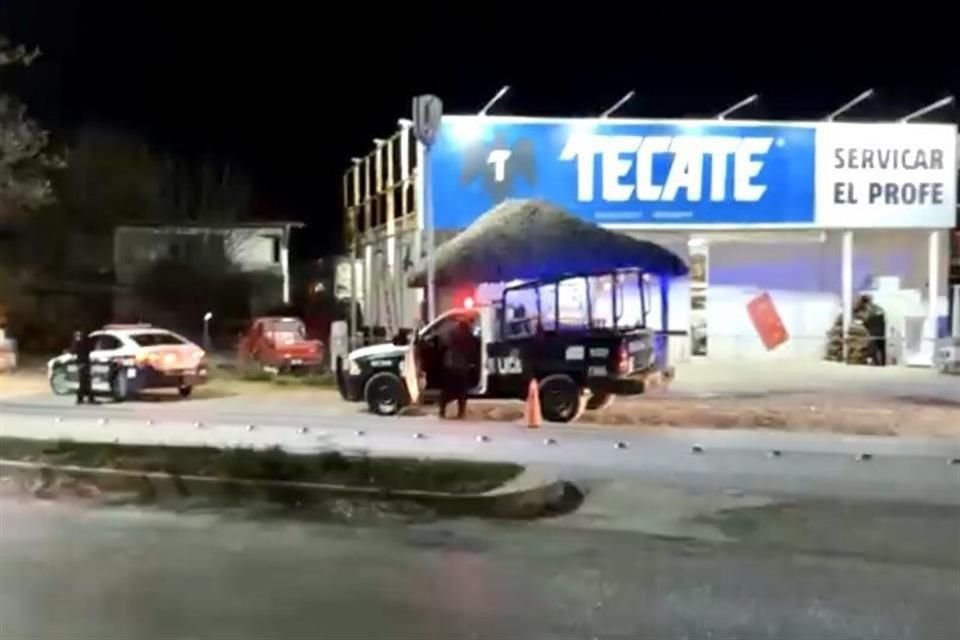 El cuerpo fue hallado en el negocio Servicar El Profe.