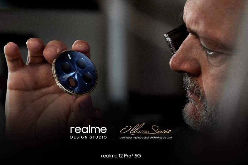 En la concepción del dispositivo, Realme colaboró con el director de fotografía Claudio Miranda y el diseñador de alta relojería Ollivier Saveo.