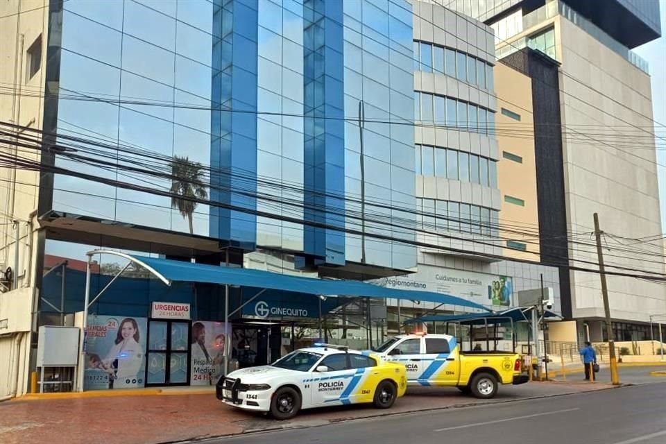 La llegada del hombre al Hospital El Ginequito fue reportada a las 9:00 horas.