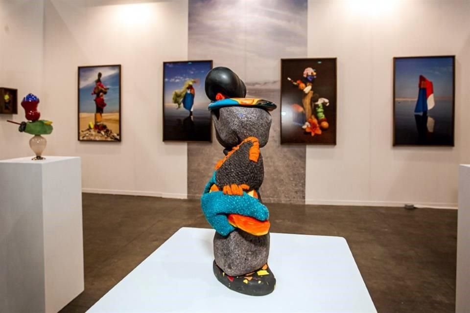 Obra expuesta en la edición número 20 de esta feria de arte que se realiza en la Ciudad de México.