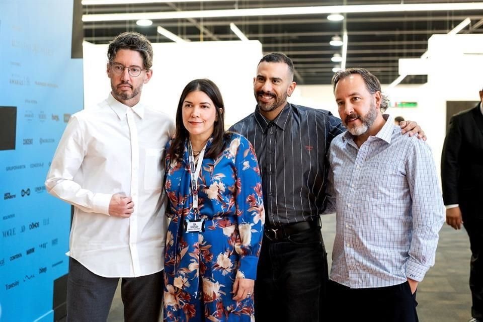Brett Schultz, Isa Castilla, Marcos Ruiz y Alfonso Castro
