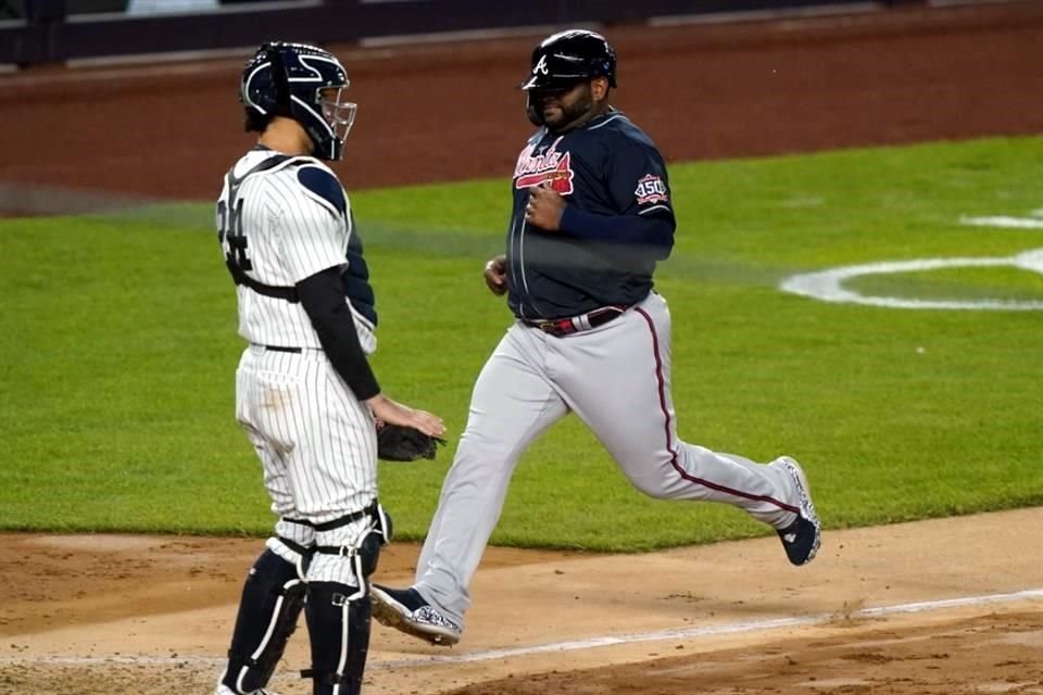 En 2021, el venezolano jugó con los Braves.