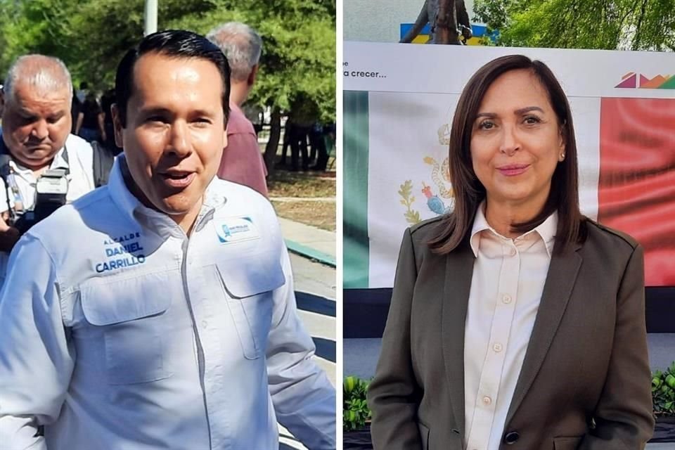 El Alcalde panista de San Nicolás, Daniel Carrillo, y la Alcaldesa priista de Guadalupe, Cristina Díaz.