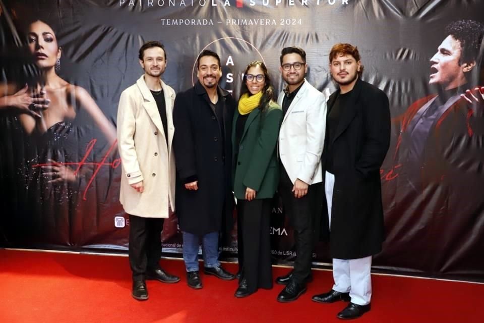 Alberto Alonso, René Piñero, Ranniely Piñero, Alejandro Miyaki y Mauricio Palermo