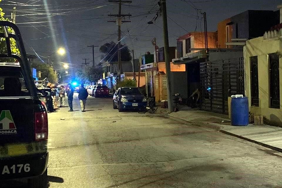 La agresión fue reportada a las 20:15 horas.