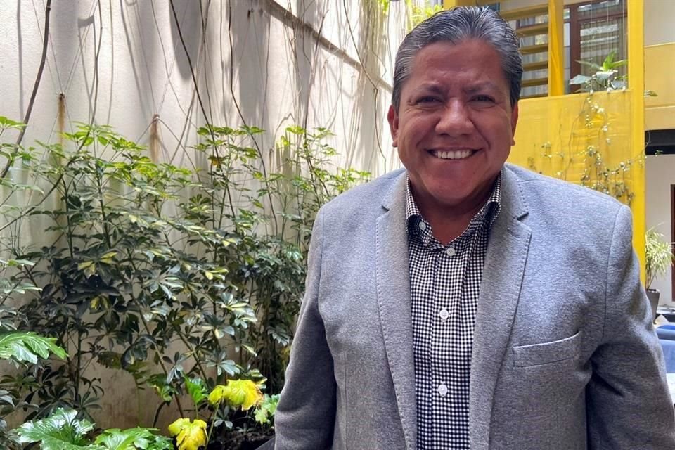 El Gobernador electo fue entrevistado en un hotel de la Colonia Juárez de la Ciudad de México.