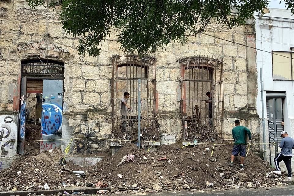 La casa del crimen de la calle Aramberri está siendo rehabilitada para albergar a un restaurante de hamburguesas.