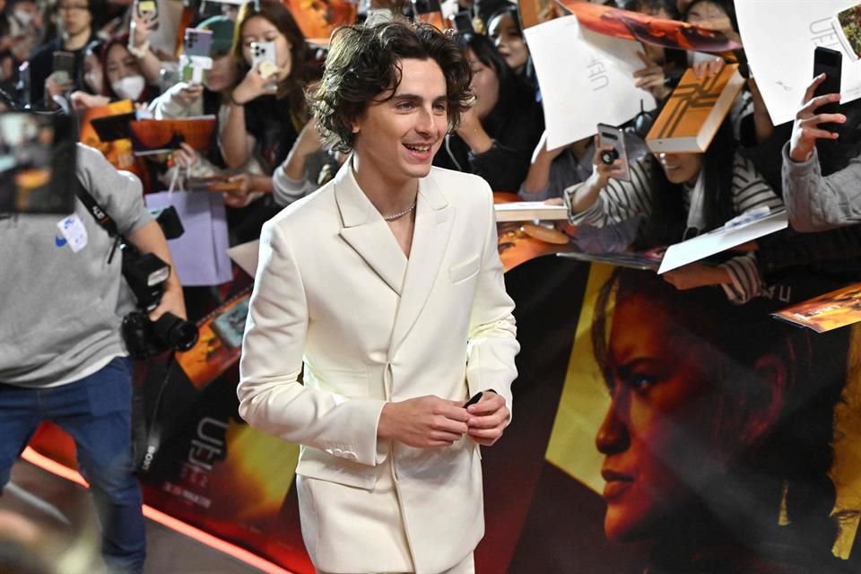 Chalamet dio a conocer que su pasión por la actuación surgió luego de ver la actuación de Heath Ledger en la cinta 'Batman: El Caballero de la Noche'.