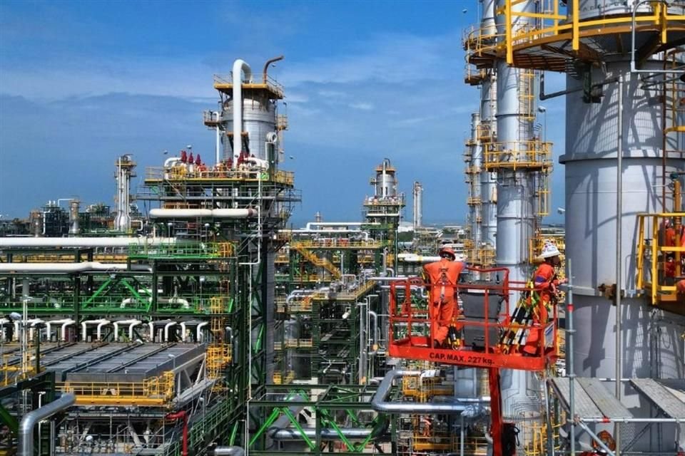 Refinería Olmeca de Pemex en Dos Bocas, Tabasco.