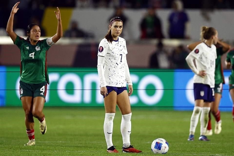 Alex Morgan reconoció el crecimiento del Tri Femenil.