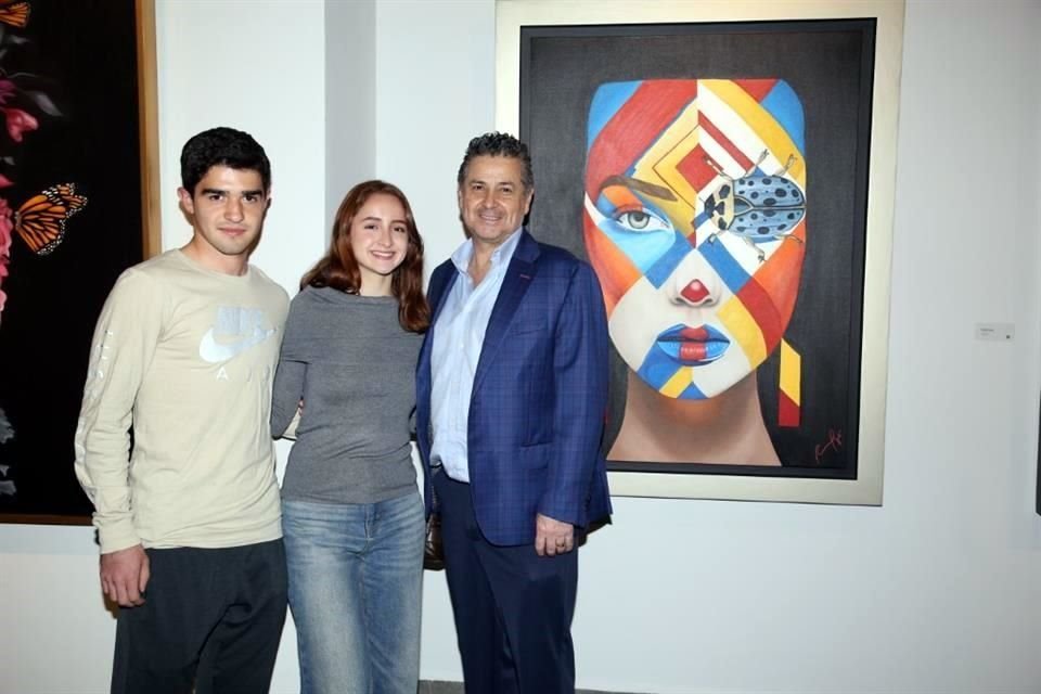 César Garza, Paola Zavala y Gabriel Zavala