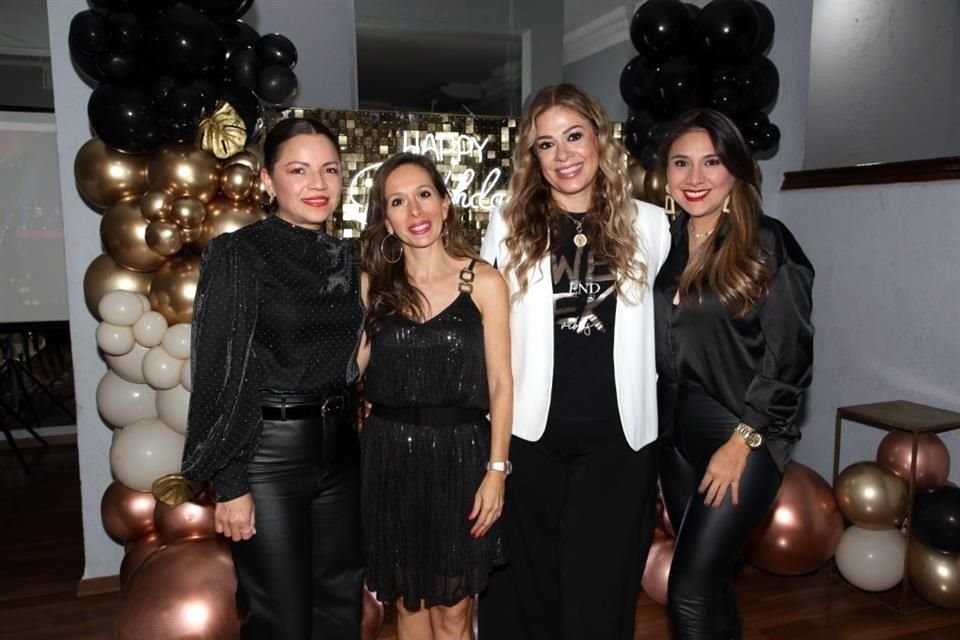 Anel Ramírez, Claudia Valdés, Sandra Leal y Anette Garza