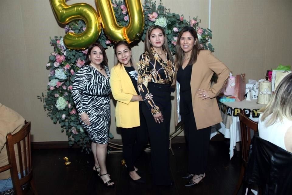 Laura Garza Aguirre, Carmen Castillo, Susana Carrillo y Sara Hernández