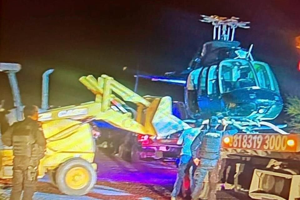 El martes por la noche cayó en la carretera Estación Aldama.