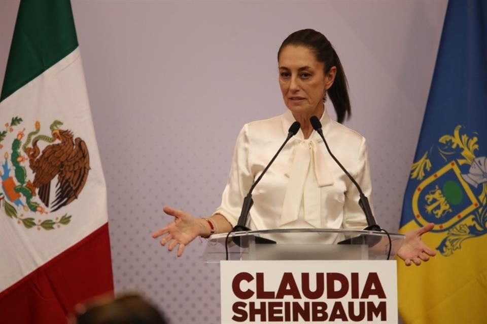 Claudia Sheinbaum, candidata presidencial por Morena en las elecciones 2024.