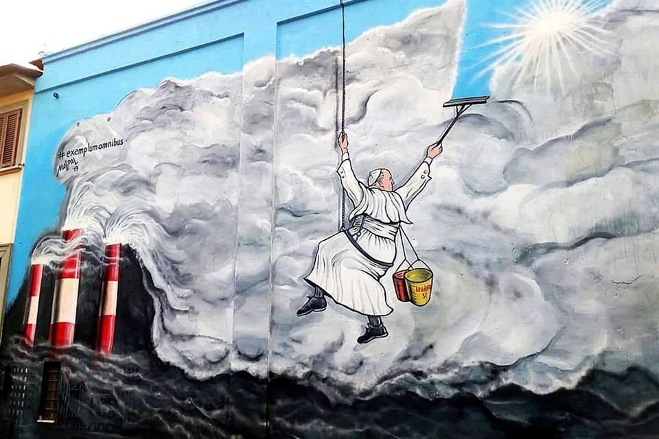 Maupal, el grafitero del Papa