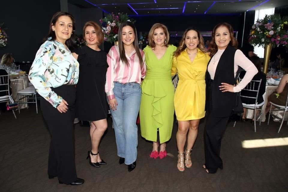 Mónica Rangel, Berenisse Treviño, Paola Loyola, Araceli Garza Sepúlveda, Crystal Gómez e Irma Ortíz