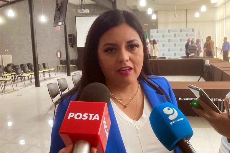 Gala Rojas, vocera de los vecinos de las colonias Valle Morelos y Fraccionamiento Aztlán.