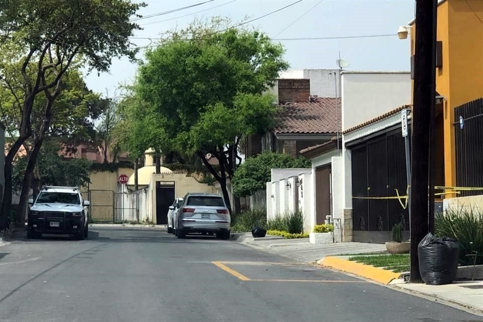 La residencia ubicada en la calle Carrizalejo, en la Colonia Valle de Chipinque.